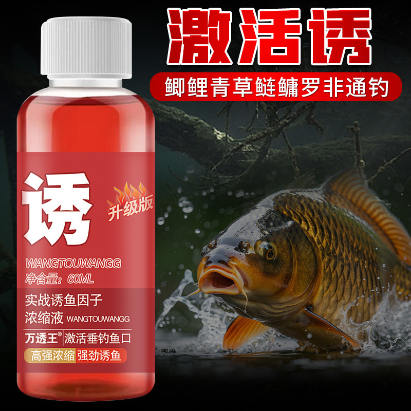 垂钓诱鱼剂钓鱼小药鲫鲤青草鲢鳙