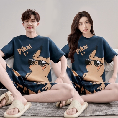 2套价情侣睡衣男女各一套