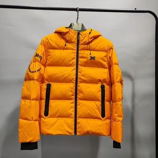 撤柜款JP男女情侣款石墨烯自发热抗寒保暖加厚鹅绒羽绒服外套