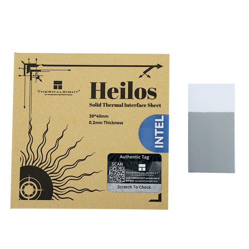 利民 Heilos 固态导热矽脂片 (8.5W/m.k /30*40*0.2MM)相变导热片