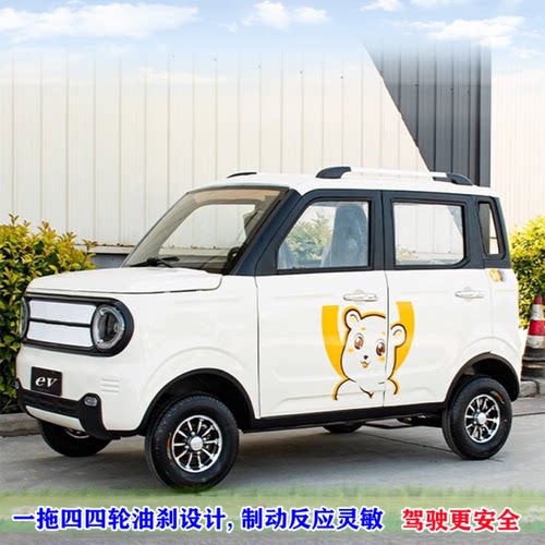 可配太阳能板老人家用休闲接送孩子电瓶车成人小微型电动四轮车子