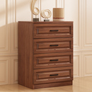 斗柜实木多功能抽屉柜收纳柜现代客厅卧室靠墙五斗六斗带门储物柜