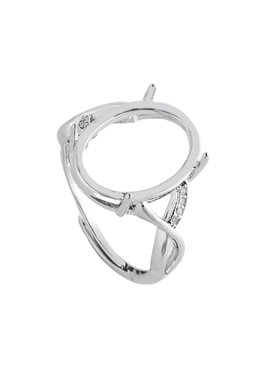 戒指空托女士制作戒指镶嵌戒托女