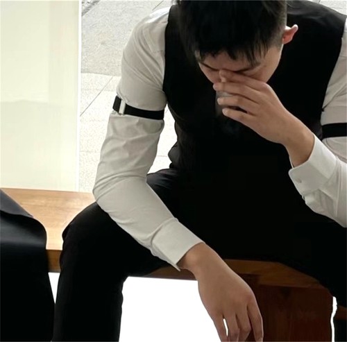 欧美固定花式酒吧防滑压轴袖子