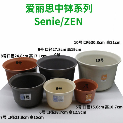 荷兰园艺爱丽思中钵系列树脂