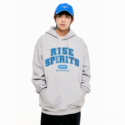 立体刺绣RAVENOUS帽衫