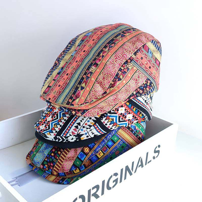 民族风帽子女士春秋鸭舌帽子女新款时尚复古贝雷帽反戴前进帽,服饰配件/皮带/帽子/围巾,帽子,淘宝优惠券,粉丝福利购,淘宝优惠卷