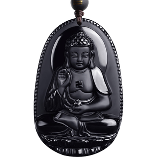 鼎风阁属牛虎虚空藏菩萨本命佛手链黑曜石寅亥喜合六合手串男女