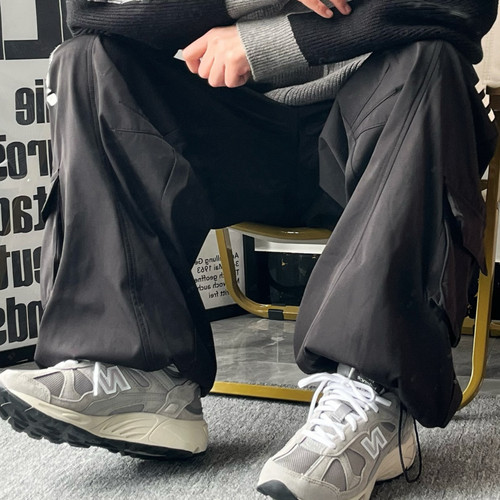 New Balance NB秋季男女款复古灰网面透气经典老爹鞋878M