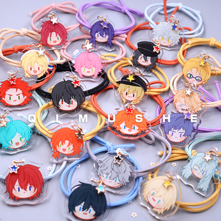 原创英智零同人周边朔间凛月偶像梦幻祭发饰头饰手链月永雷欧发圈