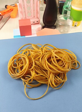 橡皮筋直径60mm宽3毫米粗细黄色耐老化耐高温耐油耐酸碱胶圈新品
