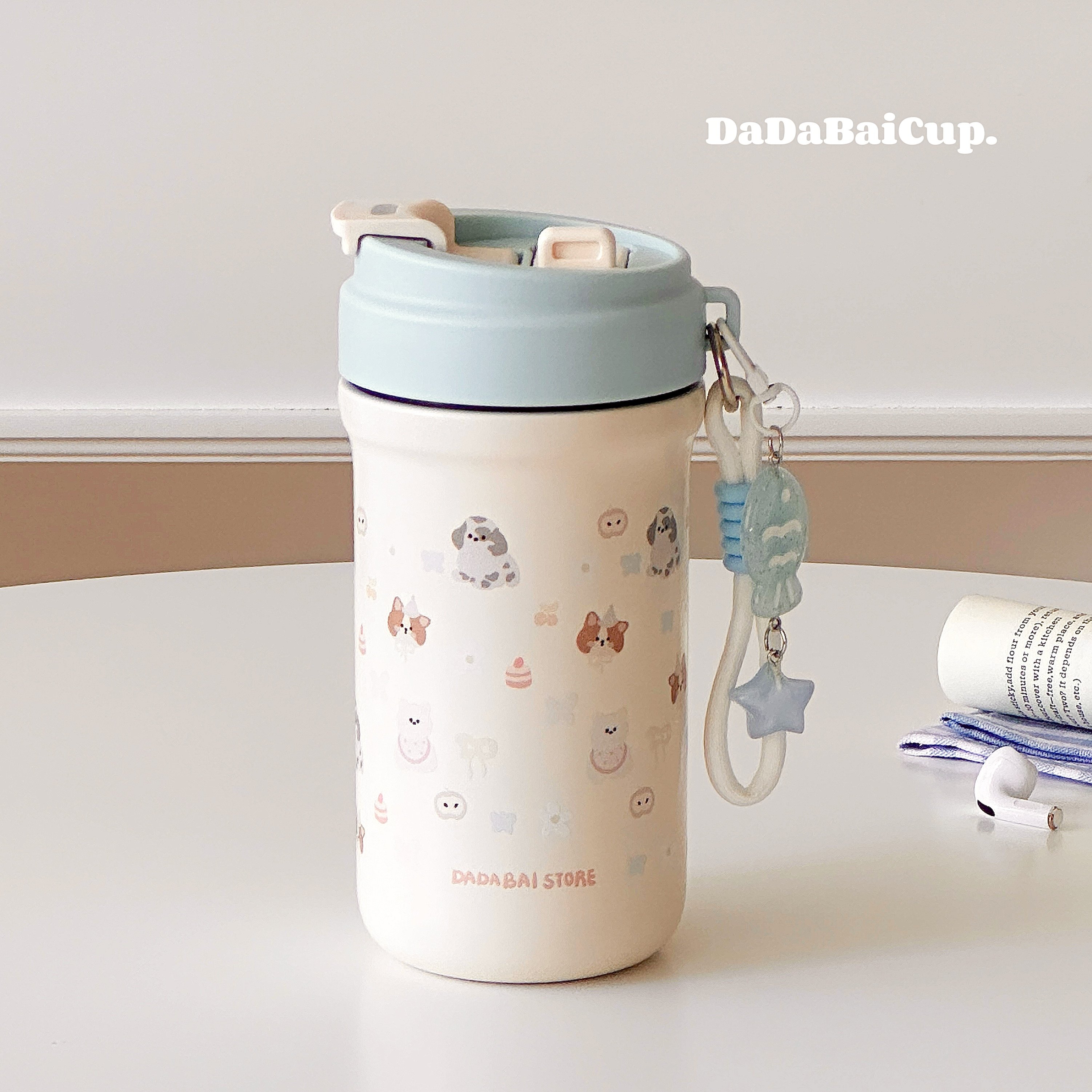 杯子外出便携保温杯女生高颜值2025新款学生咖啡杯吸管水杯ins风,餐饮具,保冷/保温杯,淘宝优惠券,粉丝福利购,淘宝优惠卷