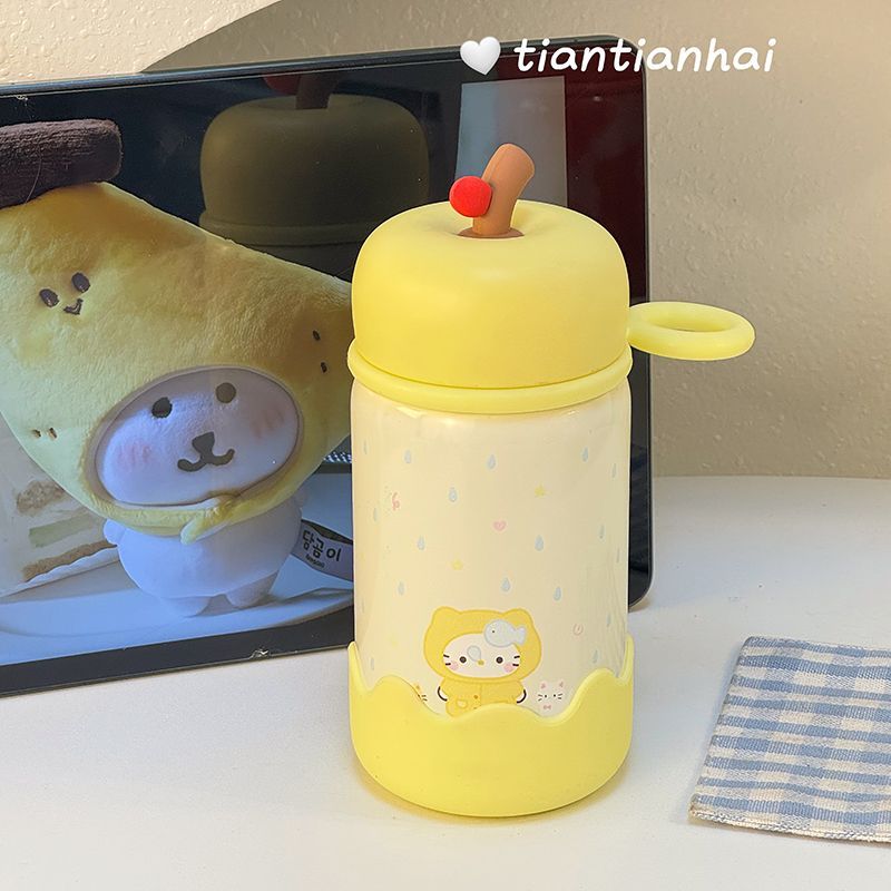 直饮口袋随手杯食品级耐高温ins