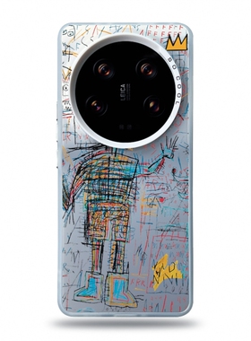 适用小米14ultra手机壳13ultra男女款小众个性欧美风艺术涂鸦小米12sultra银白色保护套mi11镜头不包