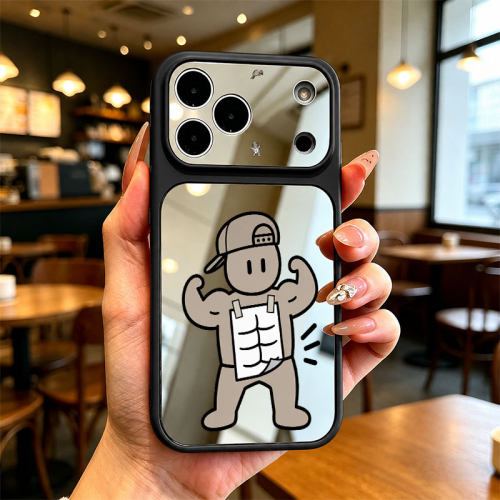 凤凤健身适用苹果18promax手机壳iPhone17新款16pro散热15Plus极简15ins风冰感14轻奢13可爱12简约11仿原镜面
