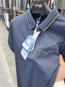 2024夏季新款中年男翻领有口袋短袖T恤透气薄款爽肤百搭持久清爽t