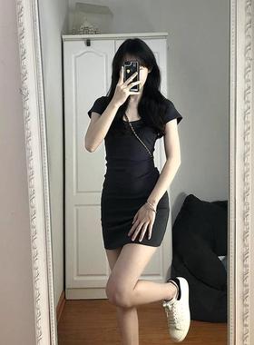 黑色身连衣裙BH-SL-82辣子女感夏季2024年新款妹修显瘦女裙性包臀