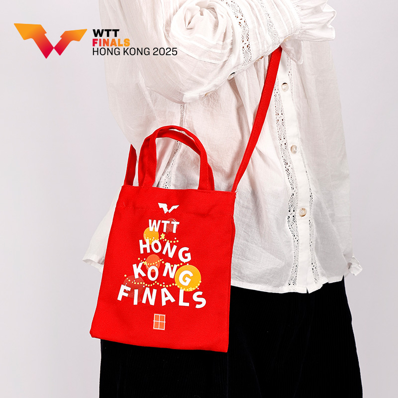 WTT香港总决赛2025-手机包便携斜挎单肩手拎多功能帆布袋赛事纪念