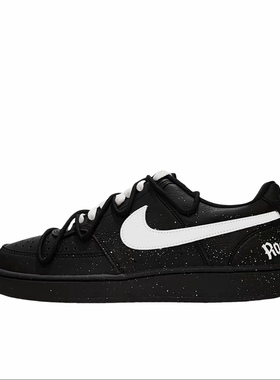 【定制球鞋】Nike Court Vision 白色孤影 喷绘 黑白