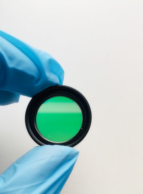 520nm 绿光窄带通滤光镜片 BP520-35K 35nm  OD3-OD4