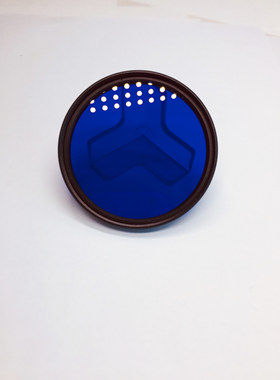 380nm 紫色玻璃镜滤光片  ZB2 BG3 紫外红外双带通