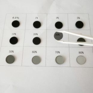 12种透过率供选择 减光片 中性灰玻璃 滤光镜片 直径15mm