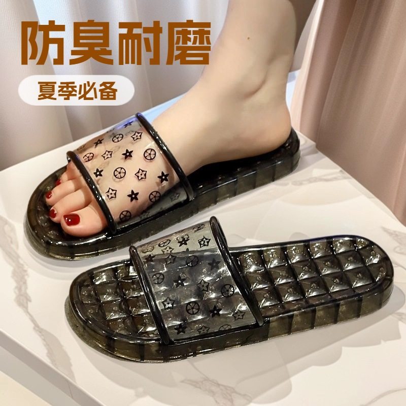 【包邮】时尚家居透明凉拖鞋女夏居家凉拖/凉鞋