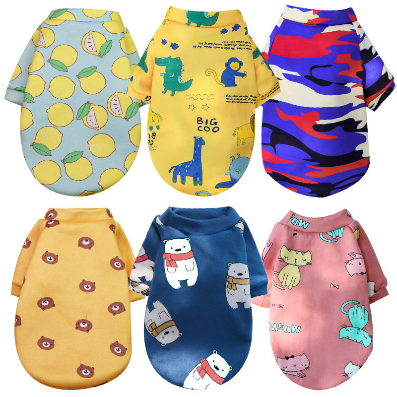 宠物法斗猫两脚服饰卫衣春秋冬款图案狗狗猫咪泰迪衣服用品狗衣服