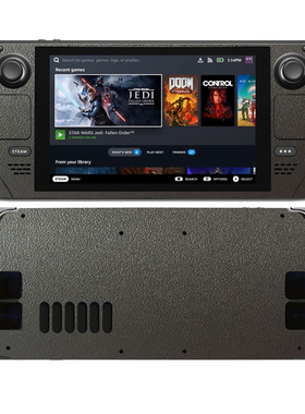 steam deck游戏掌机贴纸防刮改色碳纤维贴膜痛贴无痕磨砂闪点拉丝