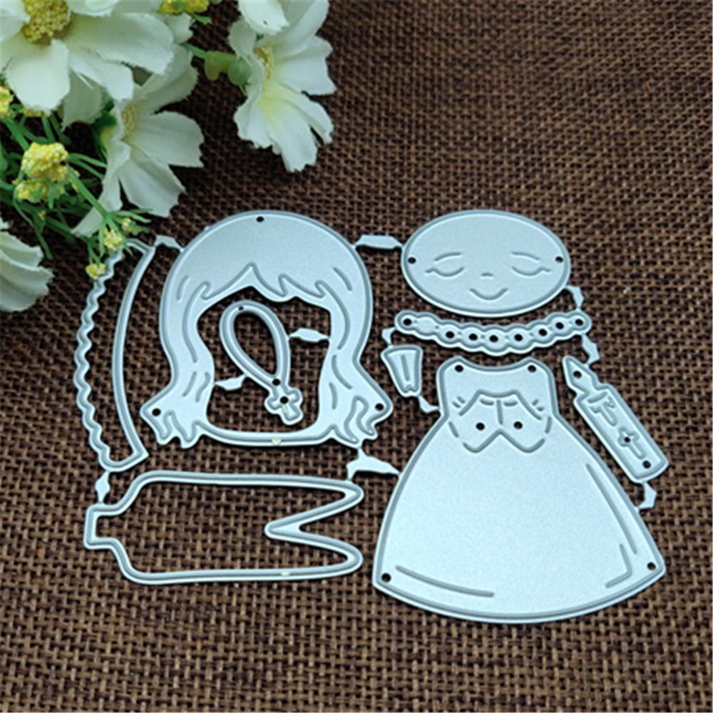 BoyGirl Pure Angel Metal Cutting Dies Stencils For DIY Scra