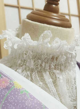 弹力蕾丝假领 和服浴衣配件