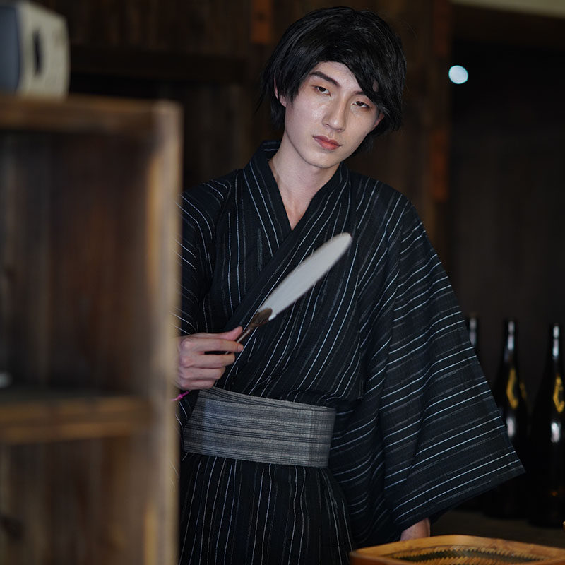 日式武士服浴衣睡袍烟火大会剧本