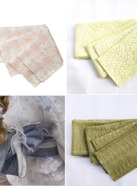 【多款】和服配件半幅带日本传统和服手打腰带浴衣小纹正统着物