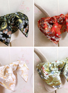 多款可选日本和服浴衣腰带 日式腰封 高级提花华丽织锦蝴蝶结腰带