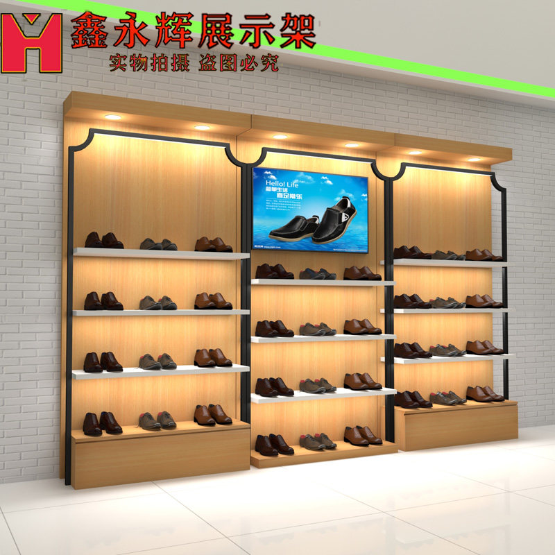 商场专柜展示架木制烤漆