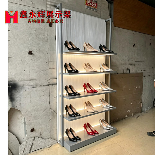 鑫永辉鞋店层板鞋包展示架