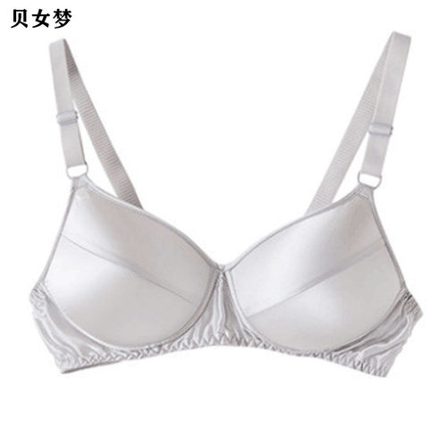 无钢圈真丝文胸薄模杯8658/8601