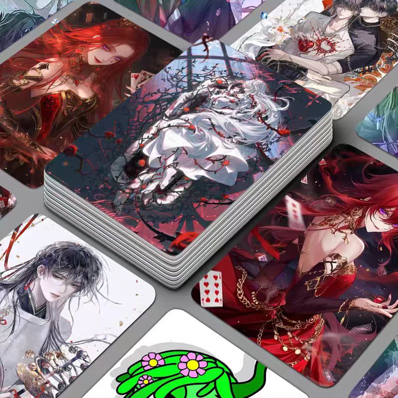 明信片封神镭射小卡55张