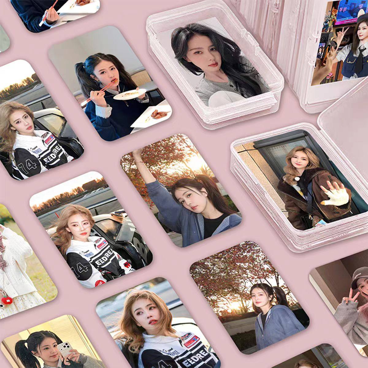 55张白鹿小卡盒装不重复三寸圆角拍立得自印小卡原创专辑LOMO卡片,模玩/动漫/周边/娃圈三坑/桌游,收藏卡牌/卡片,淘宝优惠券,粉丝福利购,淘宝优惠卷