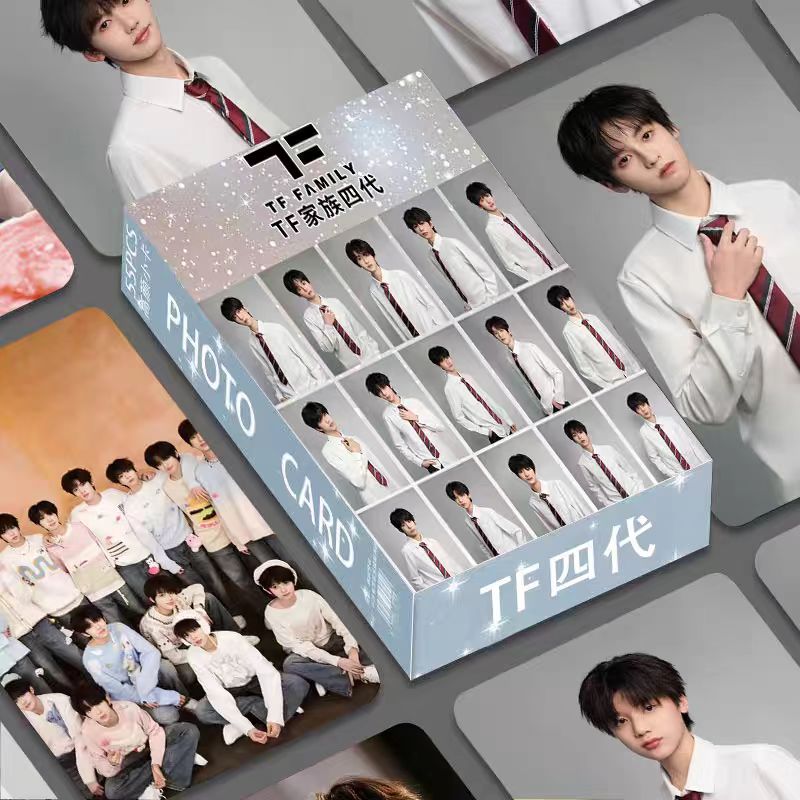 TF家族四代55张高颜小卡盒装