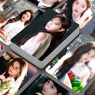 章若楠高颜小卡55张不重复明星周边三寸圆角拍立得自制LOMO卡礼物