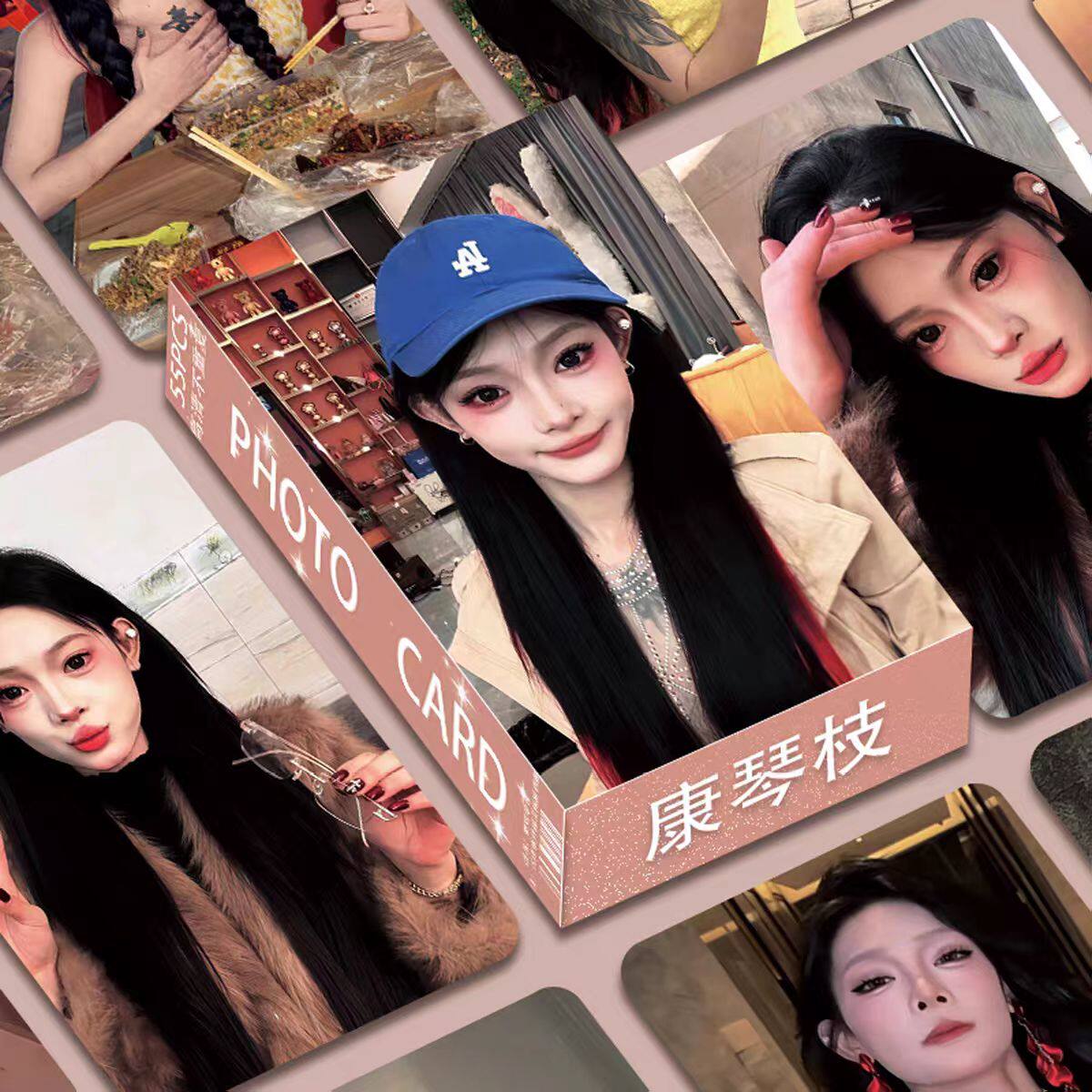 康琴枝LOMO小卡55张盒装不重复图片
