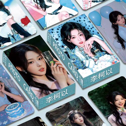 李柯以新款高颜LOMO卡55张盒装