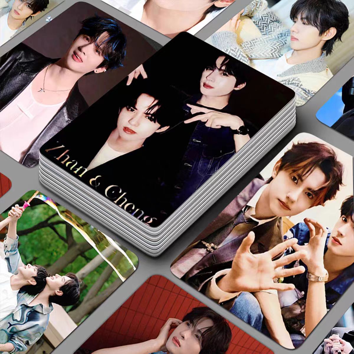 展丞55张自印小卡刘轩丞