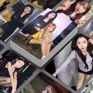 琴家kk网红同款周边盒装55张镭射小卡不重复高颜值高清精美拍立得