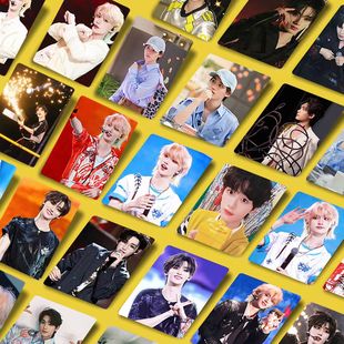 丁程鑫个人周边应援镭射小卡55张不重复时代少年团周边盒装LOMO卡