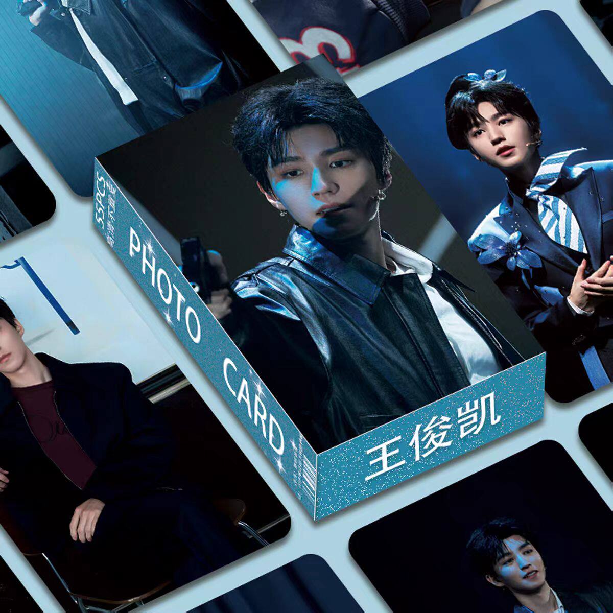 王俊凯TFBOYS圆角小卡55张