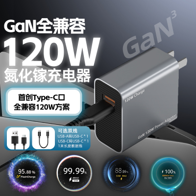 120W氮化镓充电器2025年全兼容
