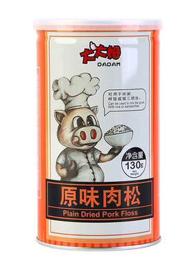 大大姆不添加原味130g儿童肉松