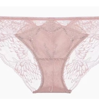 LC22QR1爱慕高端LACLOVER兰卡文凝露心语系列蕾丝无痕三角内裤880